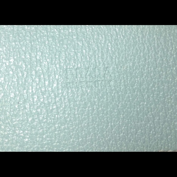 Prada baby blue leather belt main image 5